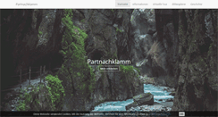 Desktop Screenshot of partnachklamm-info.de