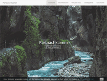 Tablet Screenshot of partnachklamm-info.de